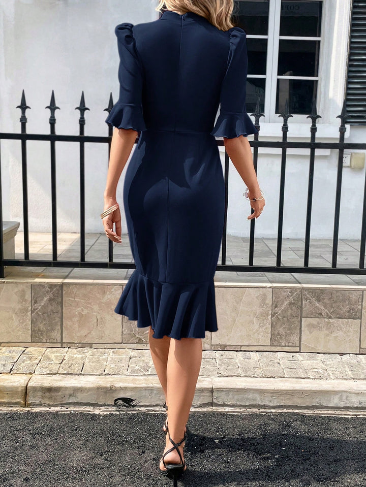 Rochie midi SHEIN, albastru