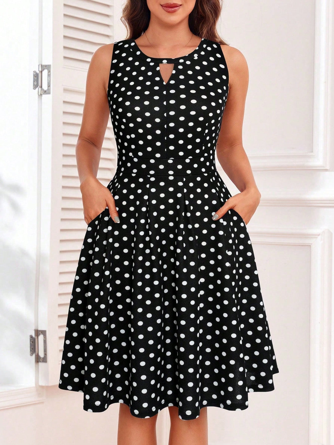 Rochie midi SHEIN, negru
