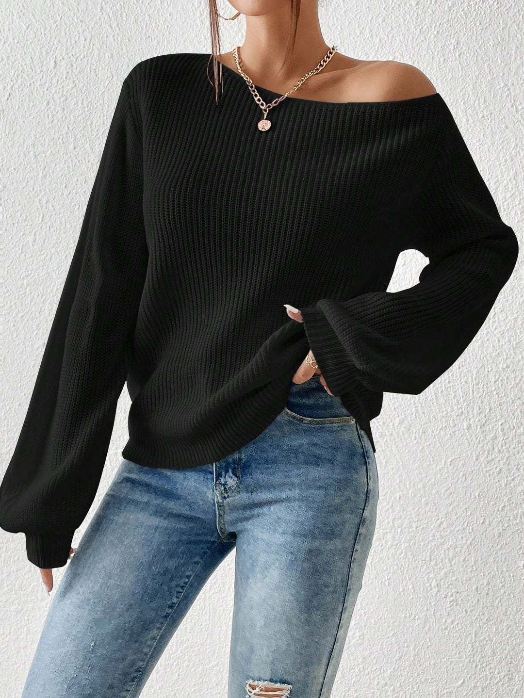 Pulover SHEIN, negru