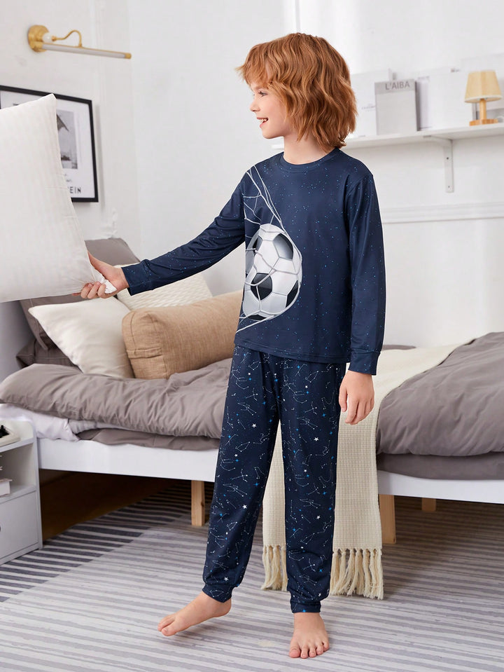 Compleu pijamale SHEIN, albastru