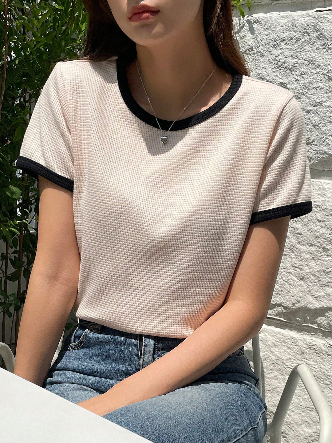 Tricou SHEIN, bej