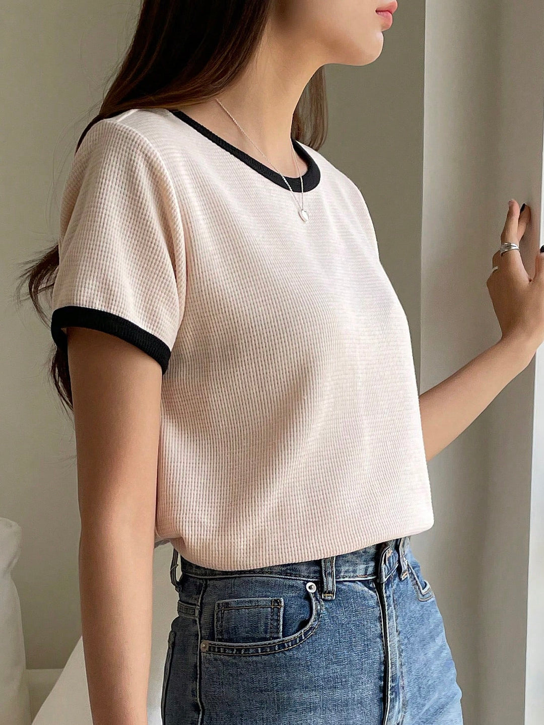 Tricou SHEIN, bej