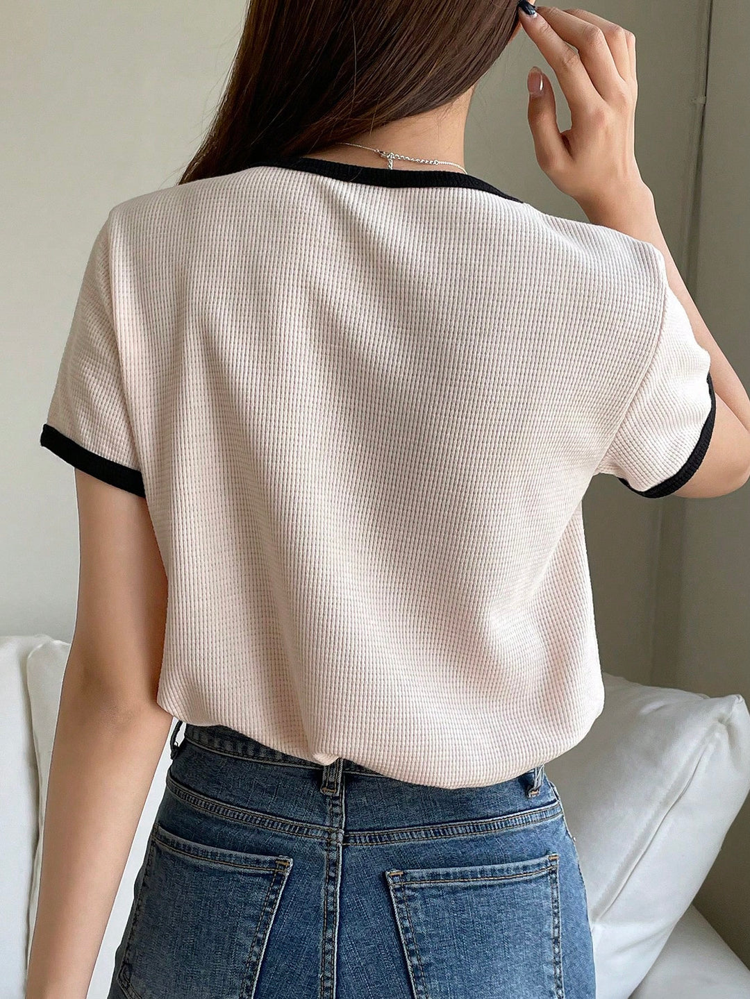 Tricou SHEIN, bej