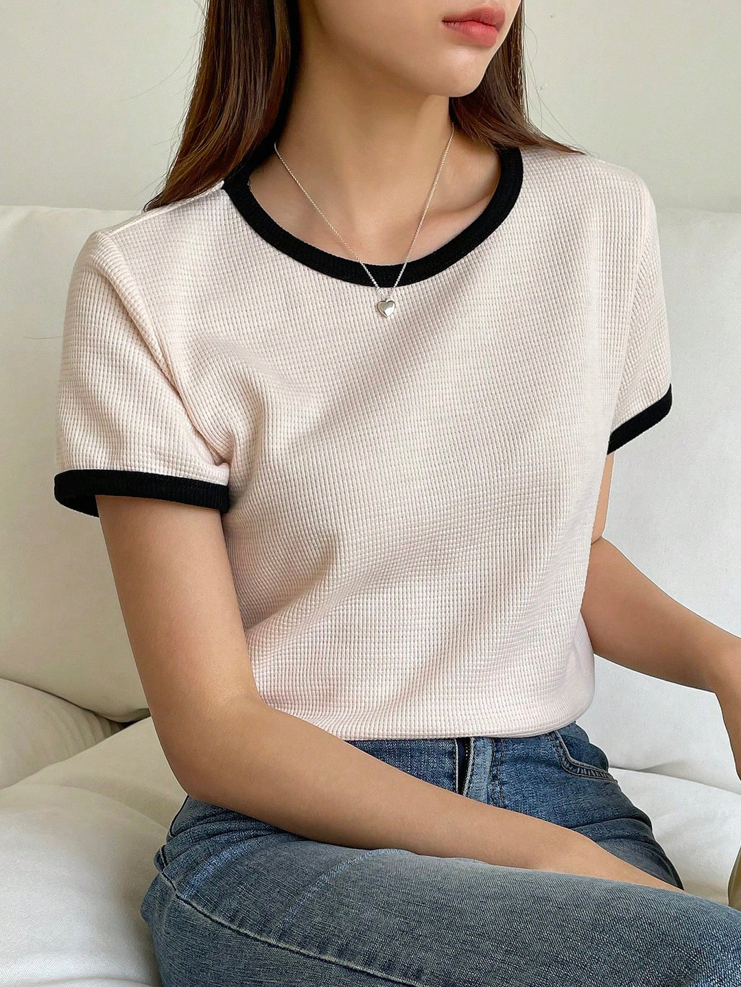 Tricou SHEIN, bej
