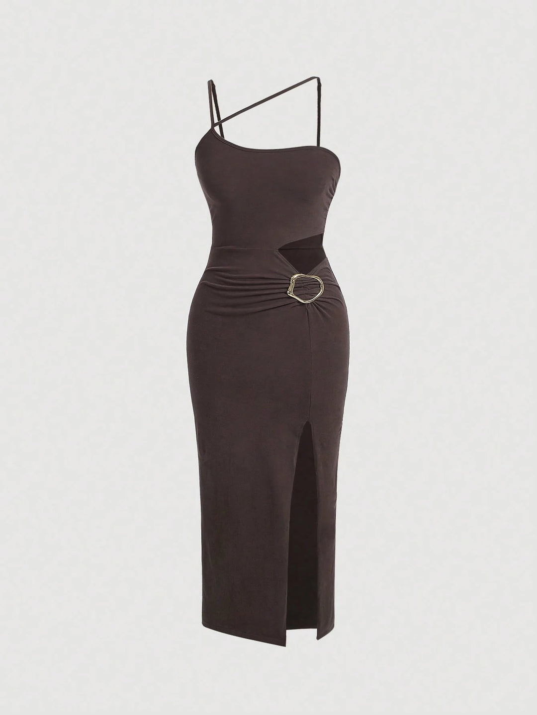 Rochie midi SHEIN, maro