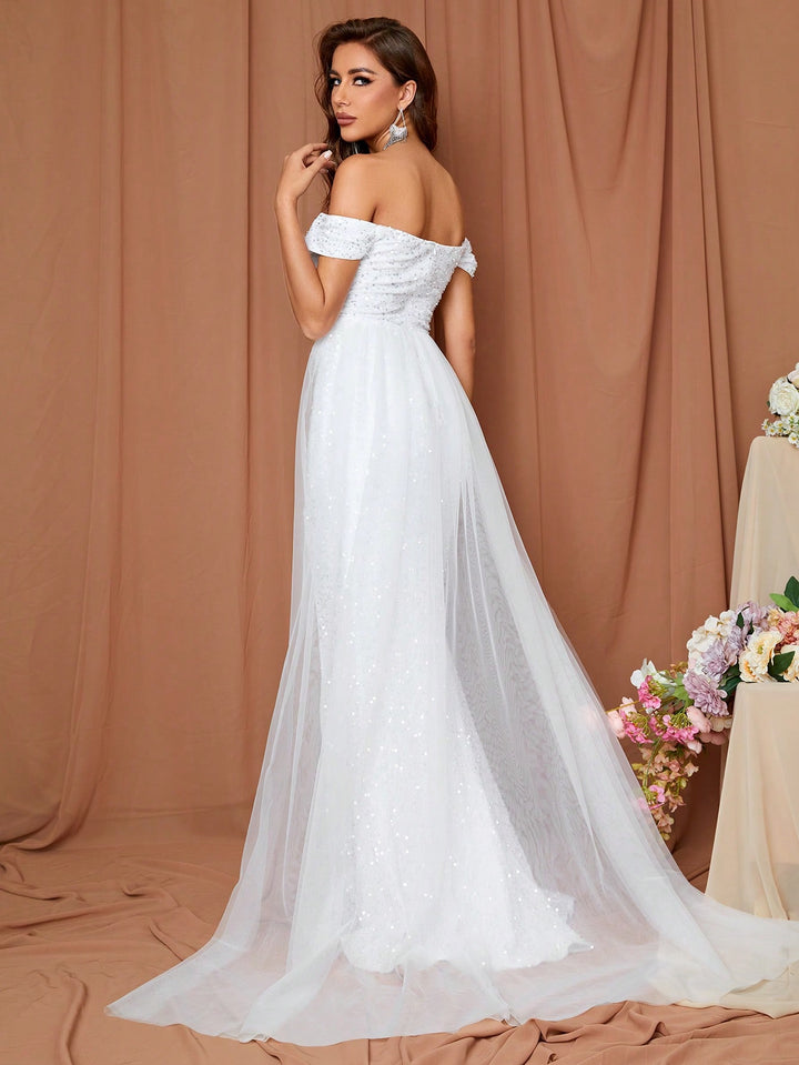 Rochie de mireasă SHEIN, alb
