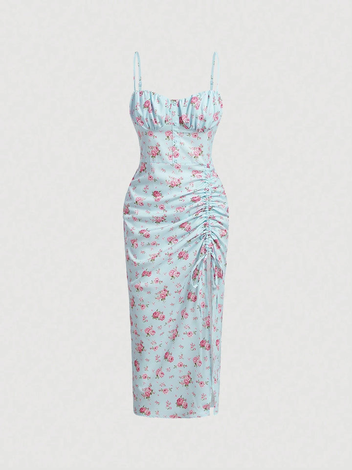 Rochie maxi SHEIN, albastru