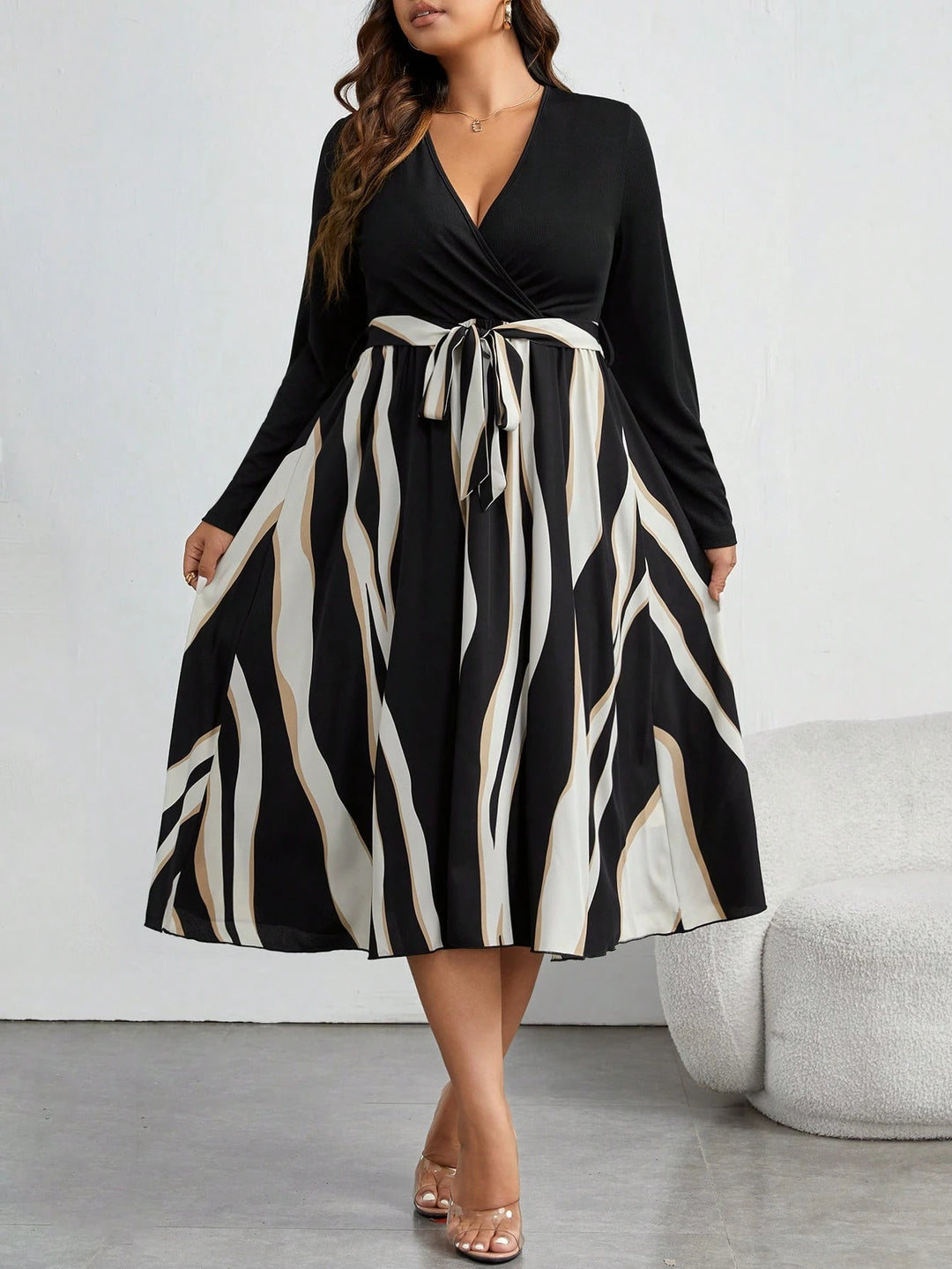 Rochie maxi SHEIN, mix culori