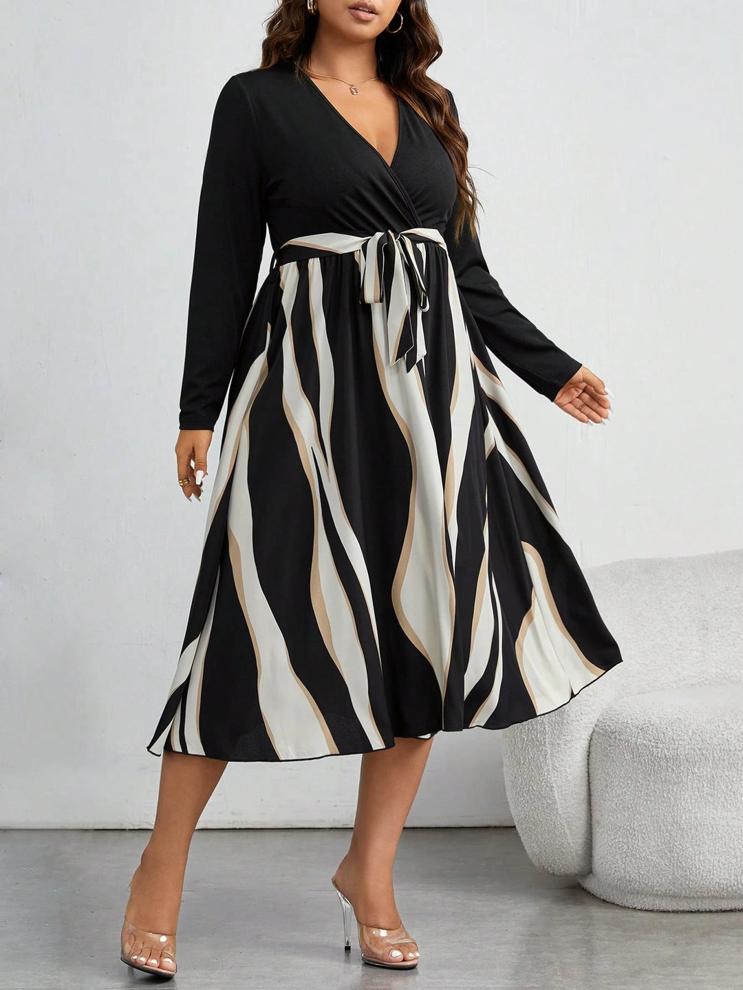 Rochie maxi SHEIN, mix culori