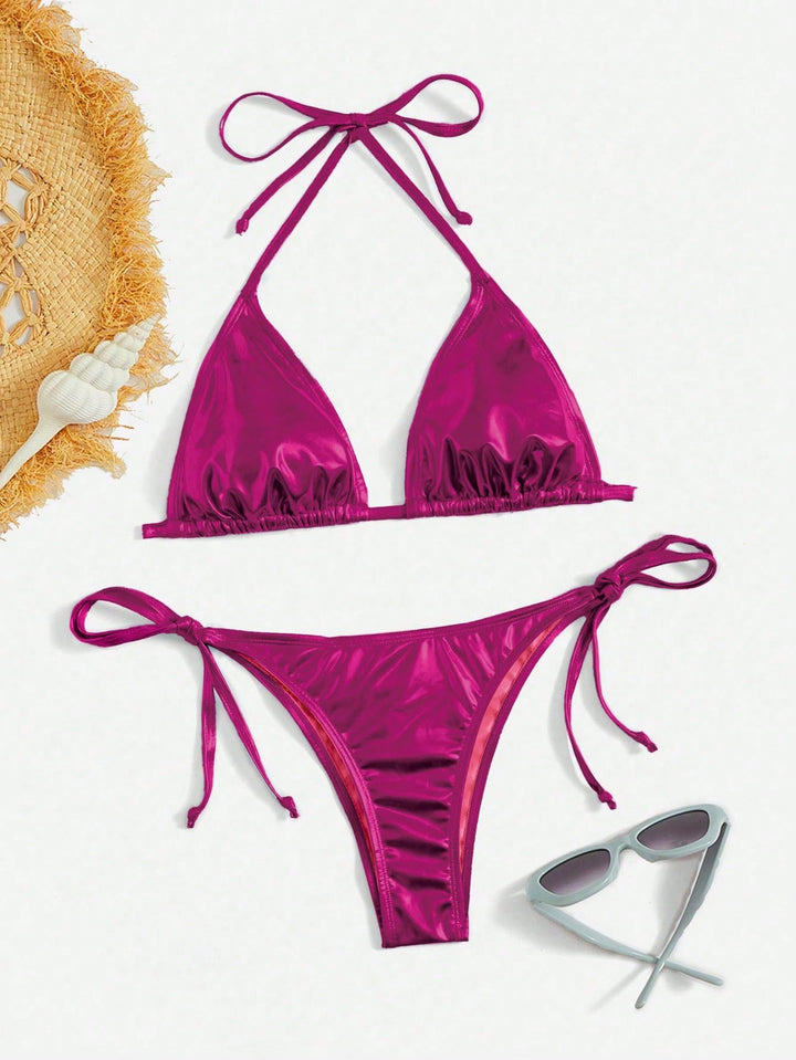 Set bikini SHEIN, roz