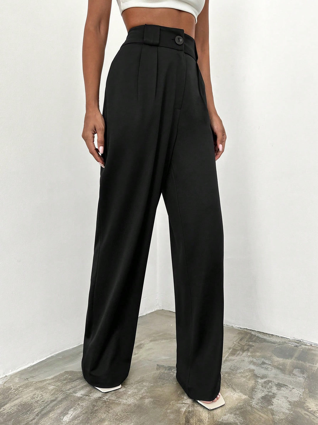 Pantaloni SHEIN, negru