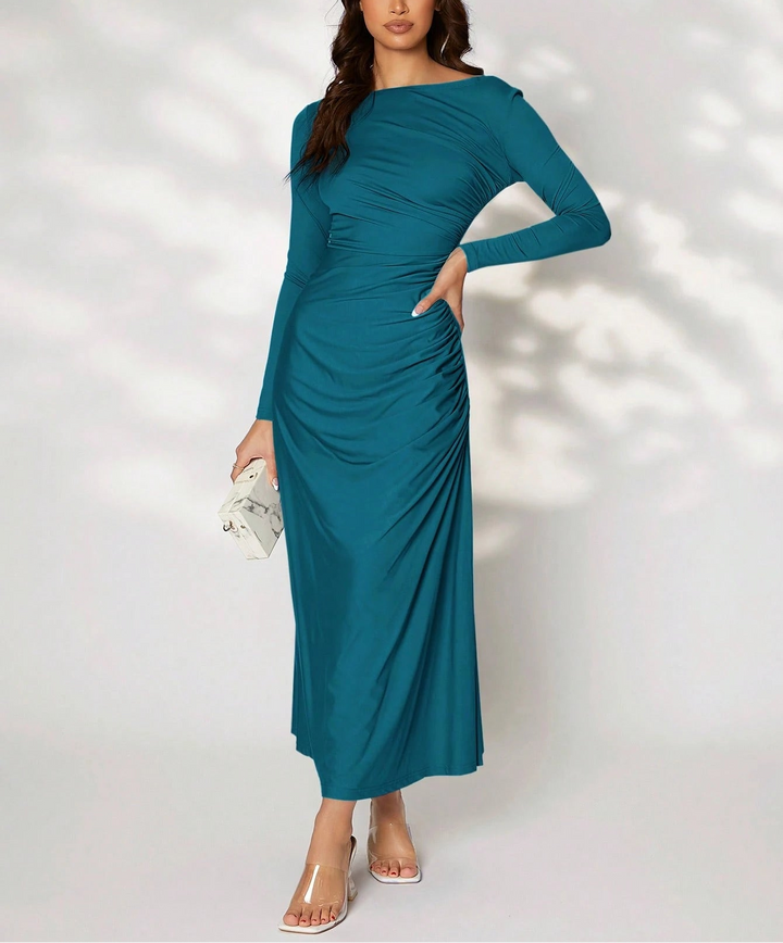 Rochie midi SHEIN, albastru