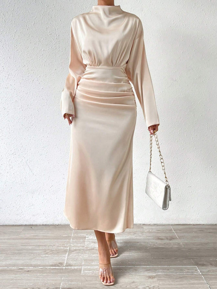 SHEIN Maxi ruha, krémszínű