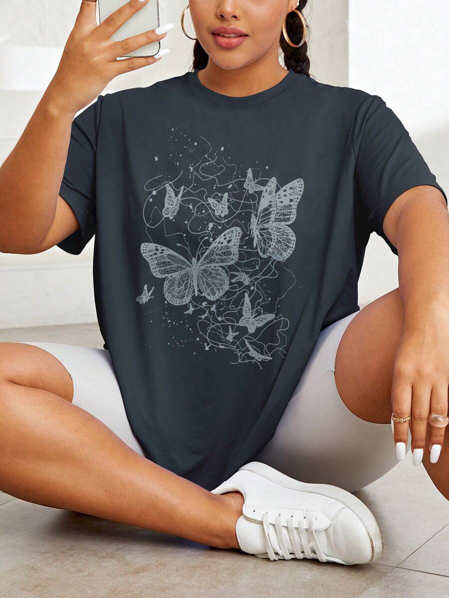 Tricou SHEIN, albastru