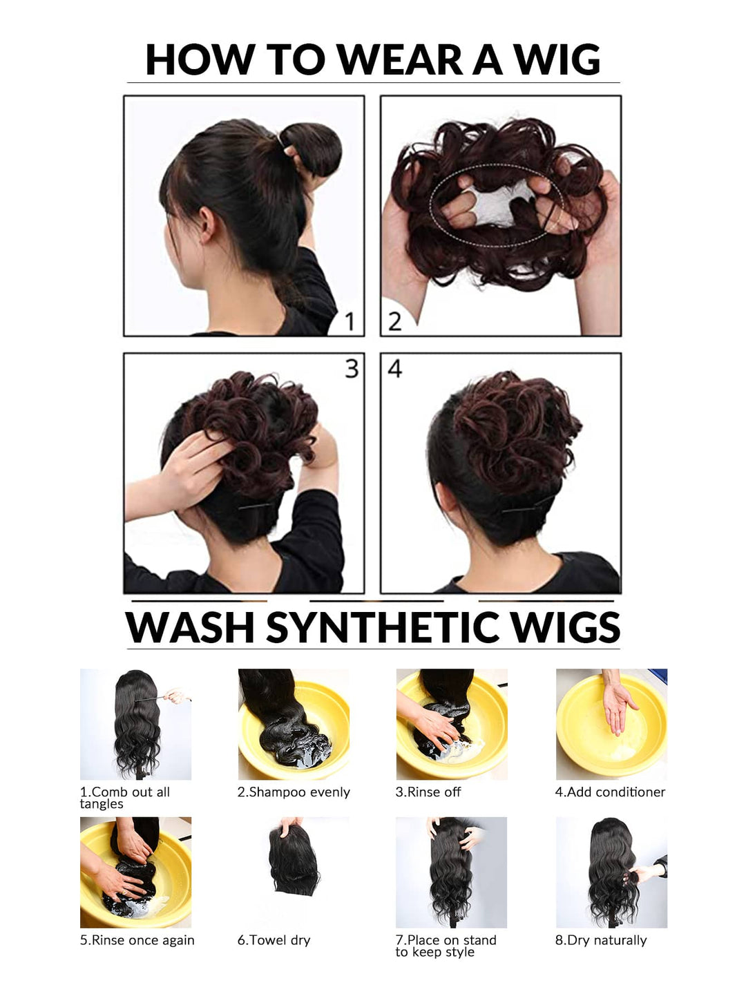 Extensie SHEIN, negru
