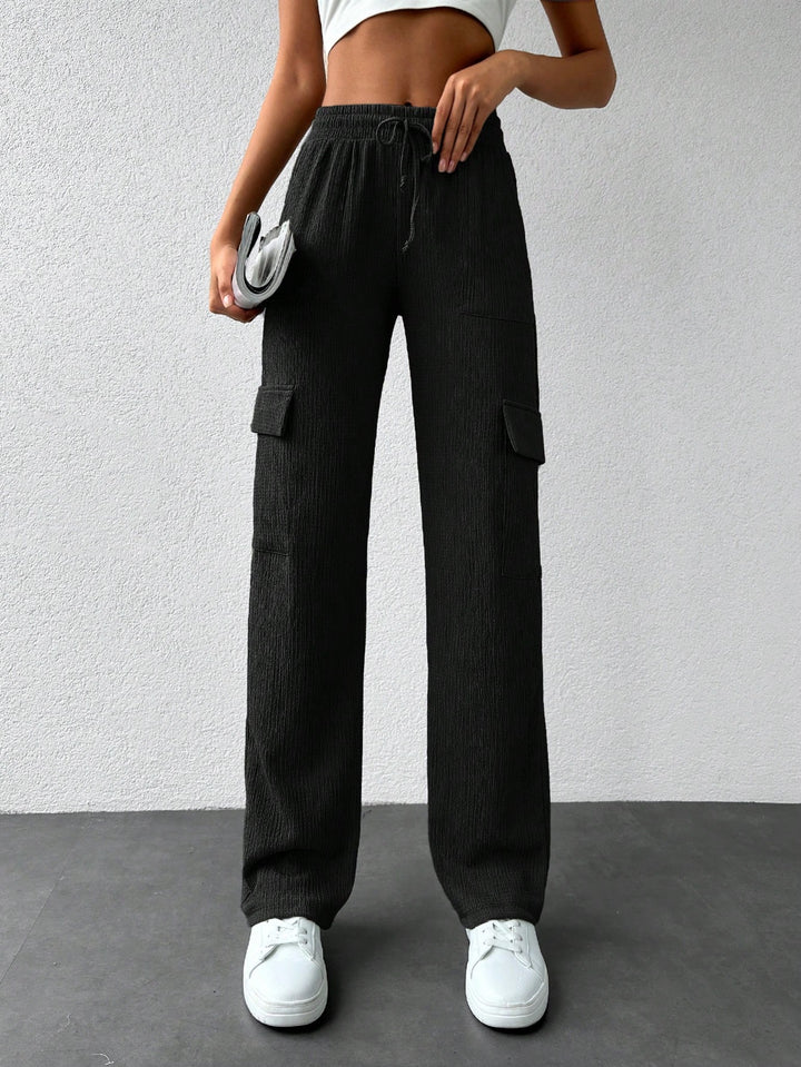 Pantaloni SHEIN, negru