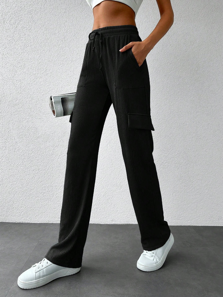 Pantaloni SHEIN, negru