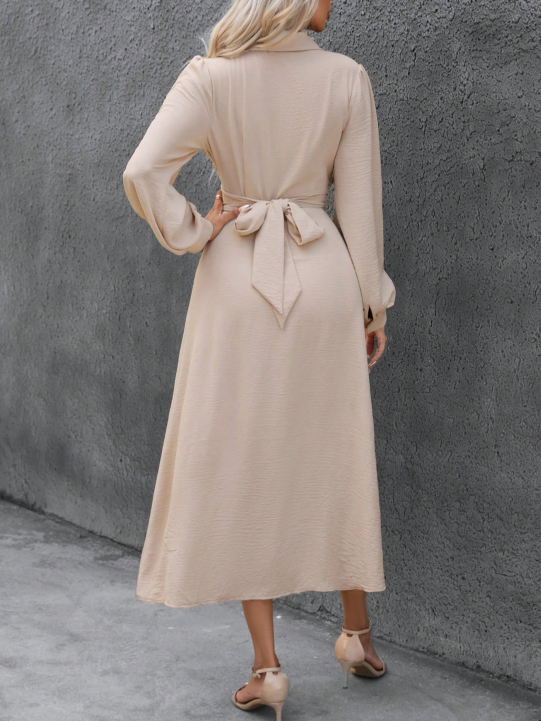 Rochie midi SHEIN, bej