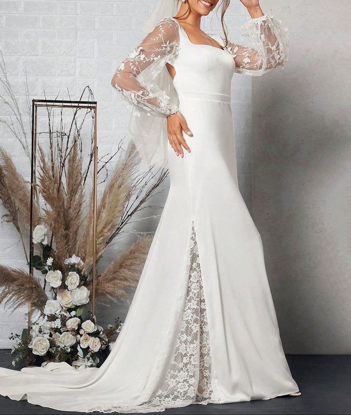 Rochie de ocazie SHEIN, alb
