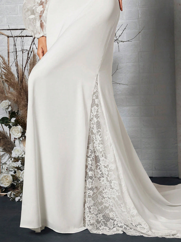Rochie de ocazie SHEIN, alb