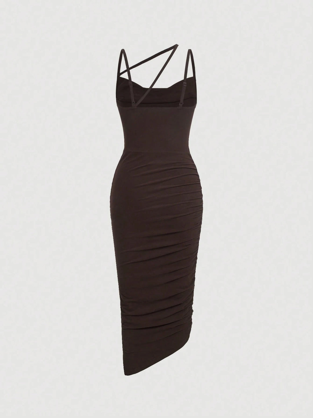 Rochie midi SHEIN, maro