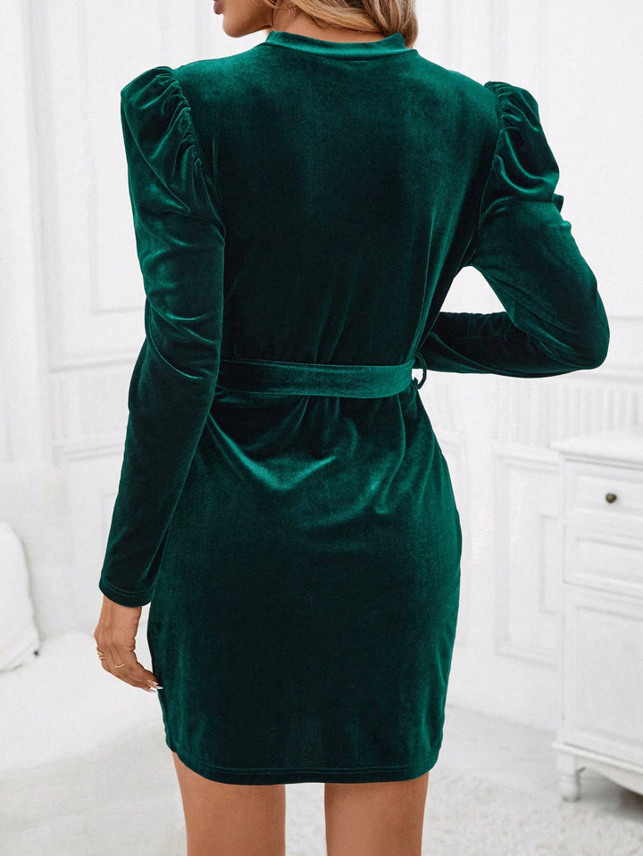 Rochie mini SHEIN, verde