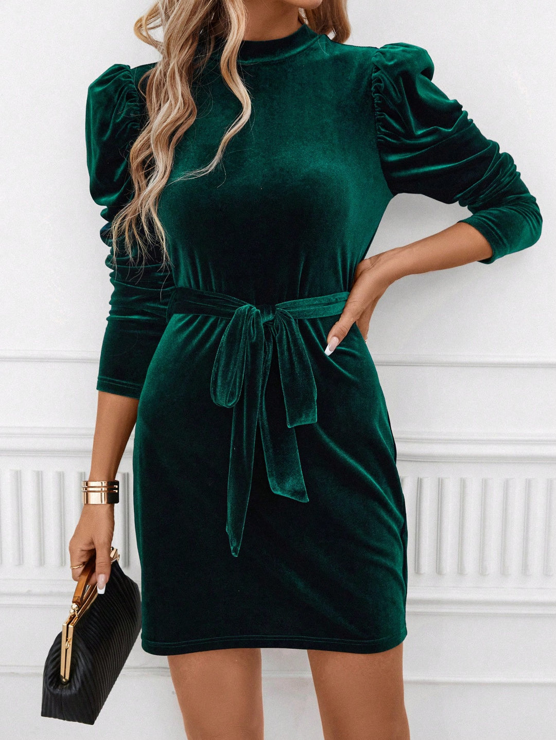Rochie mini SHEIN, verde