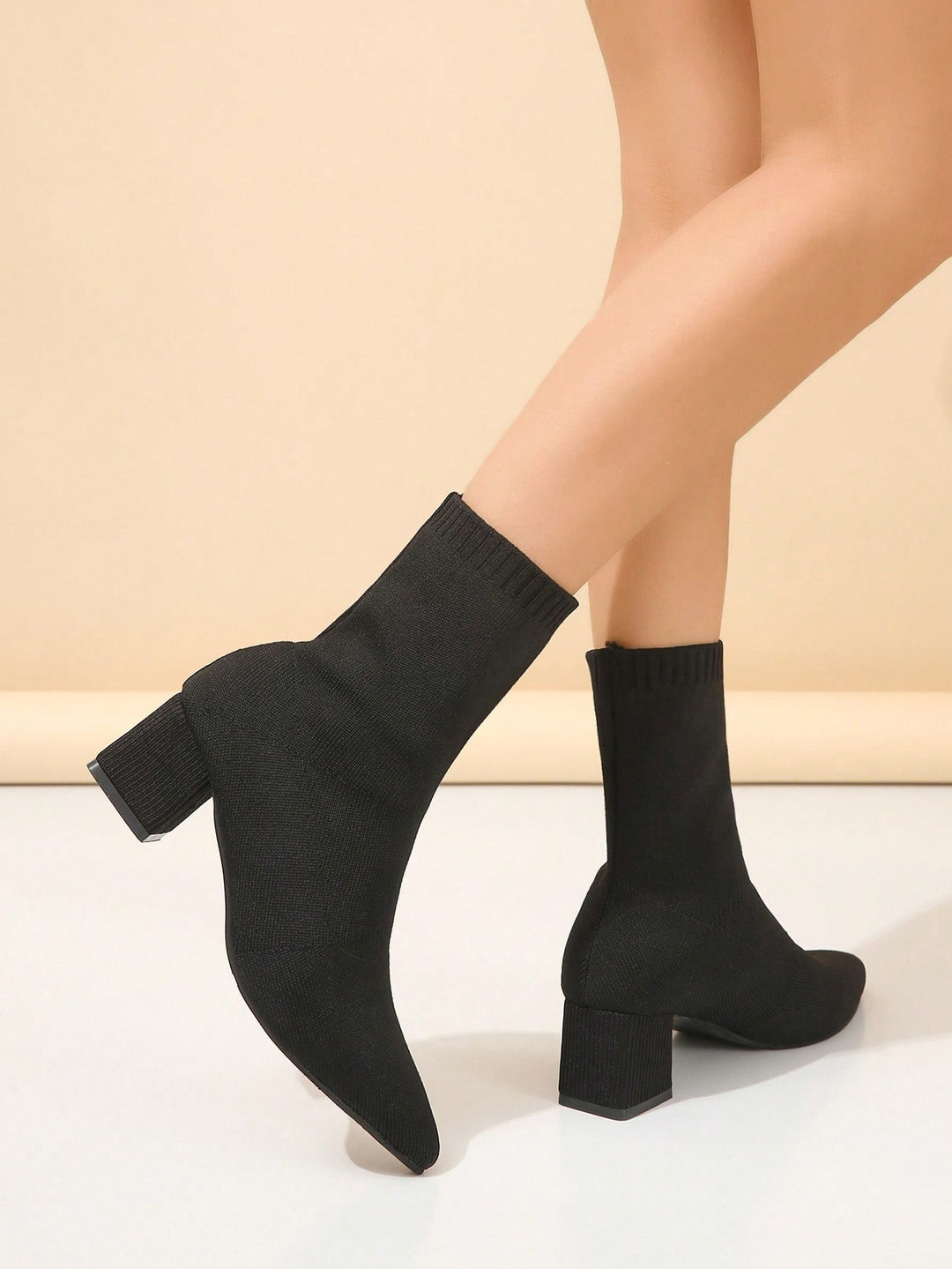Botine SHEIN, negru