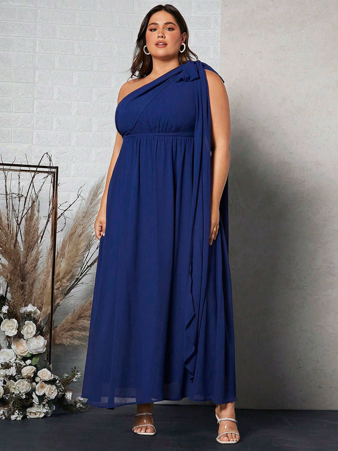 Rochie maxi SHEIN, albastru