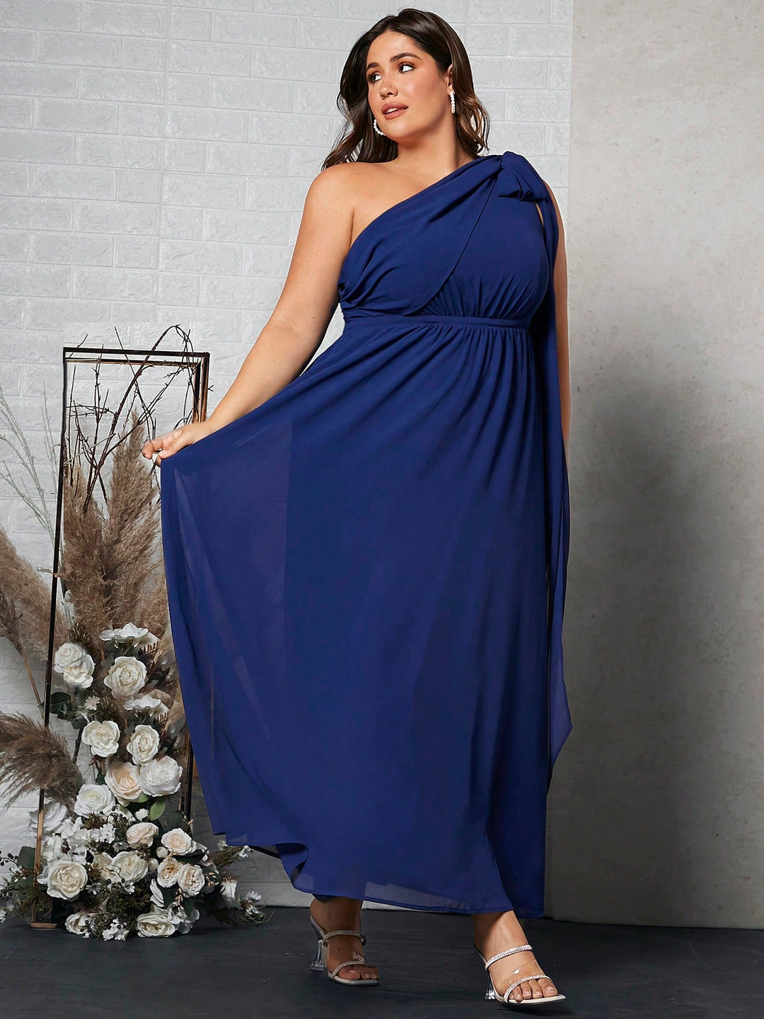 Rochie maxi SHEIN, albastru