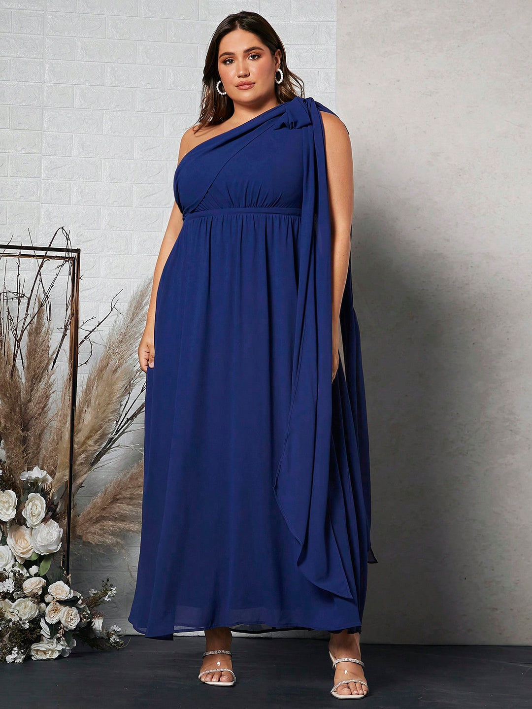 Rochie maxi SHEIN, albastru