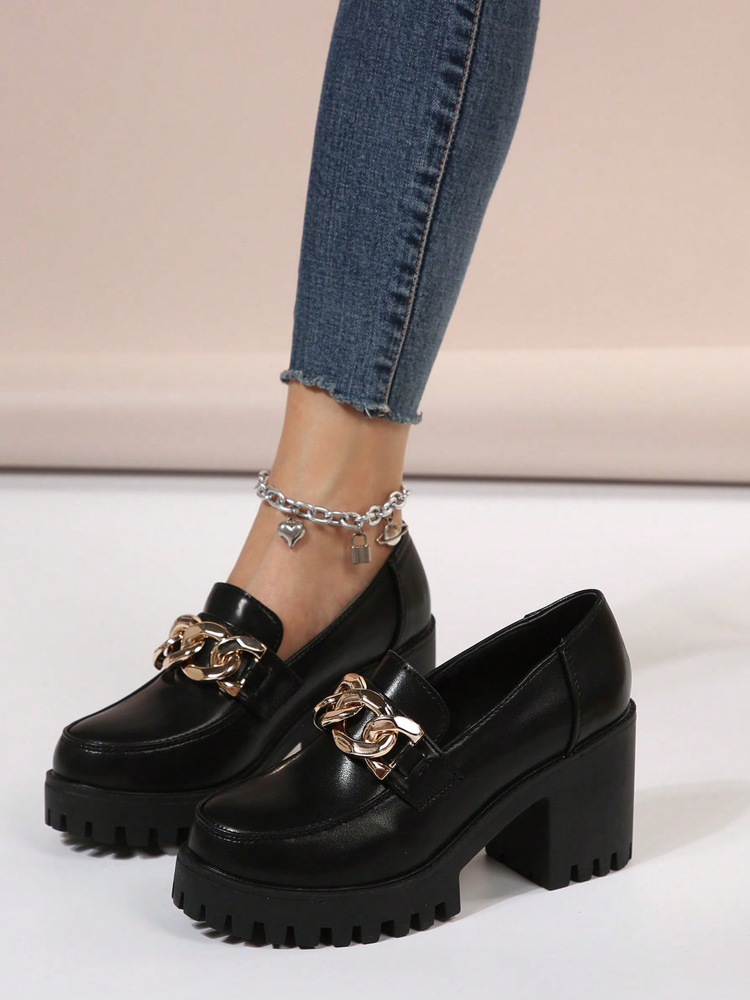Sandale SHEIN, negru