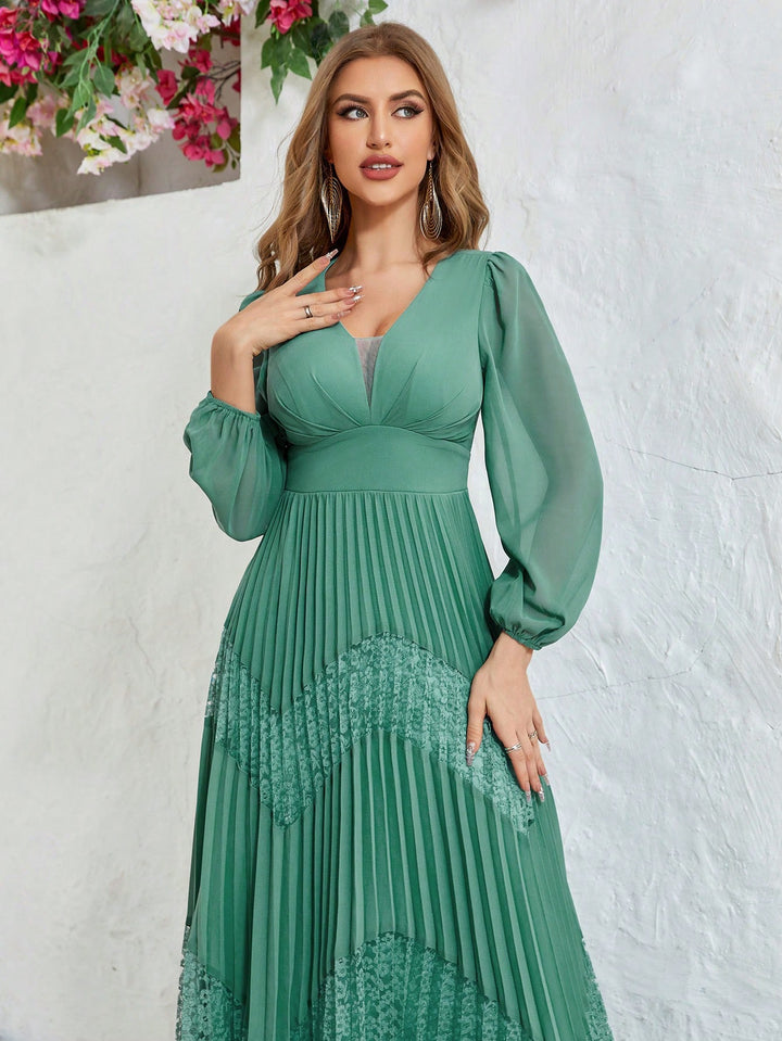 Rochie maxi SHEIN, verde