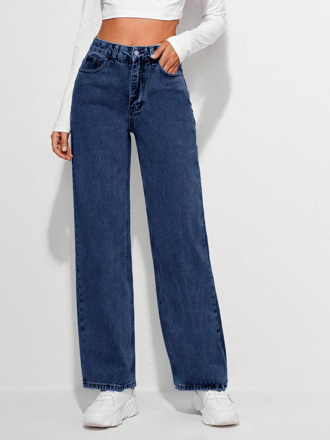 Jeans SHEIN, albastru