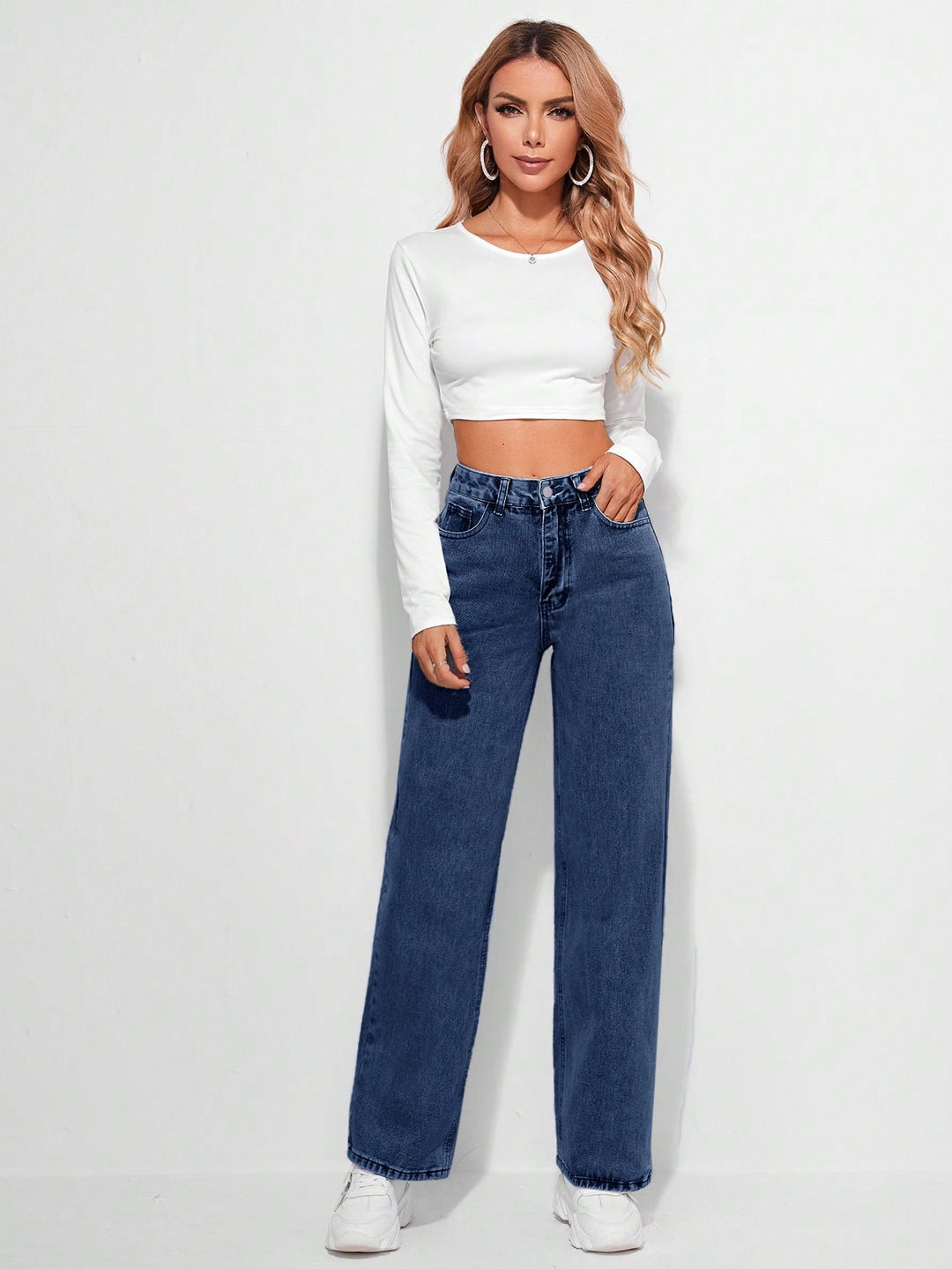 Jeans SHEIN, albastru