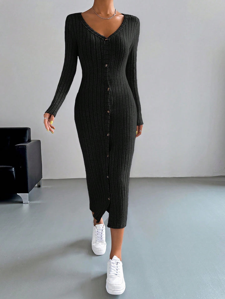 Rochie midi SHEIN, negru
