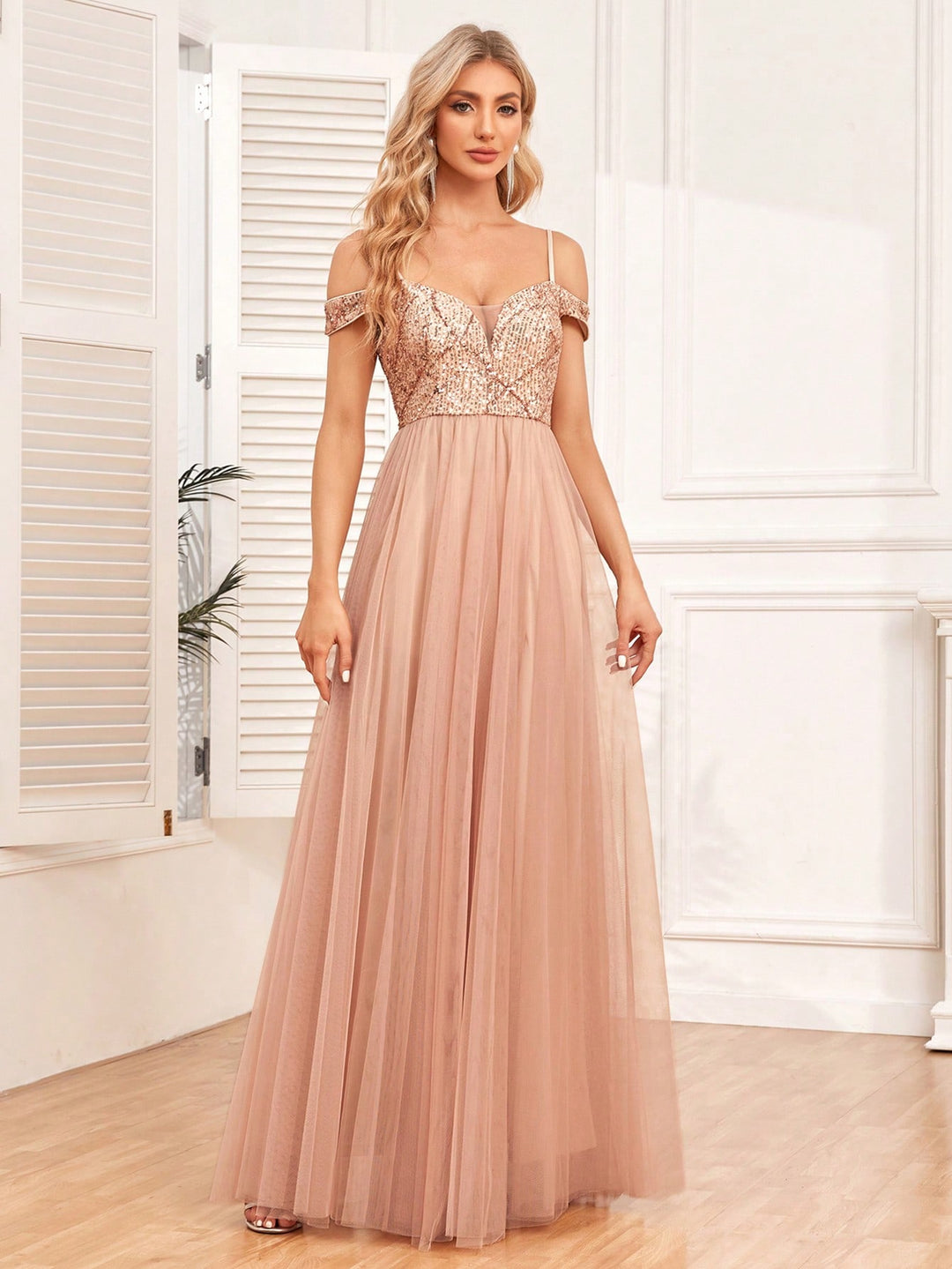 Rochie SHEIN, auriu