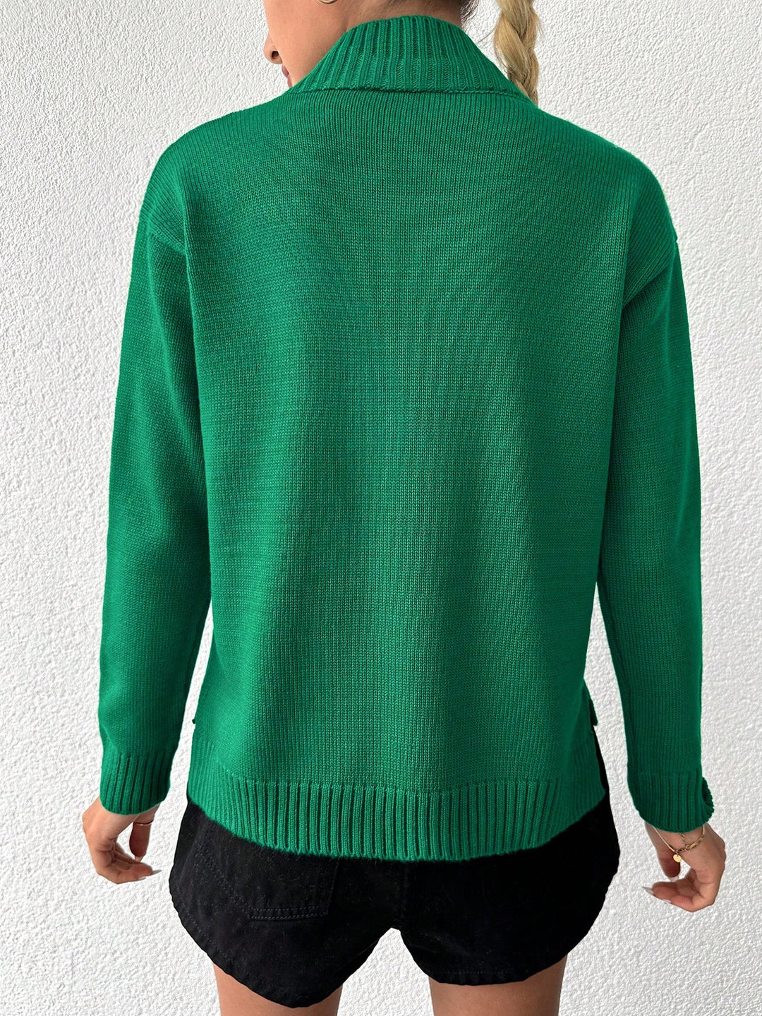 Pulover SHEIN, verde