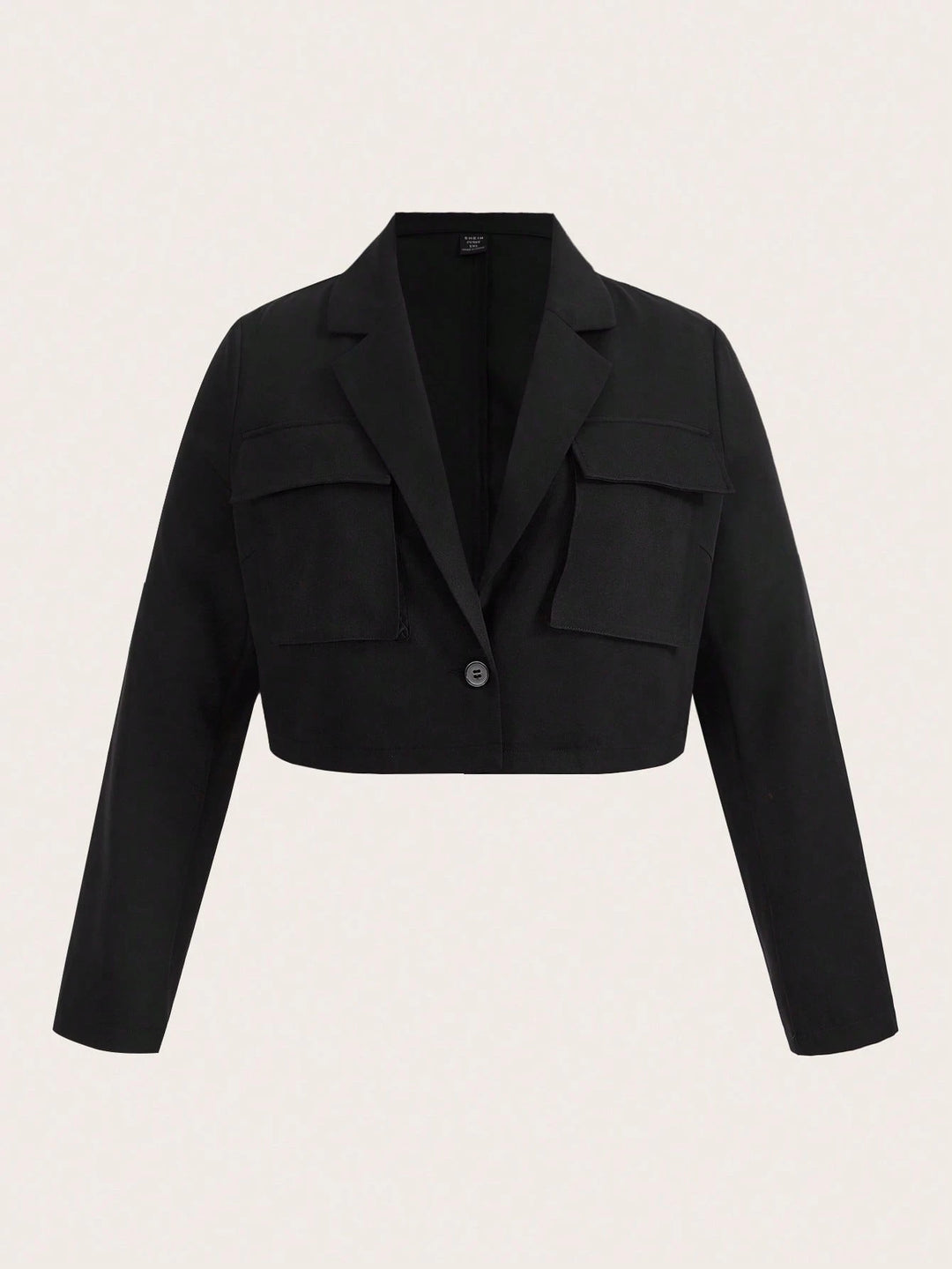 Sacou SHEIN, negru