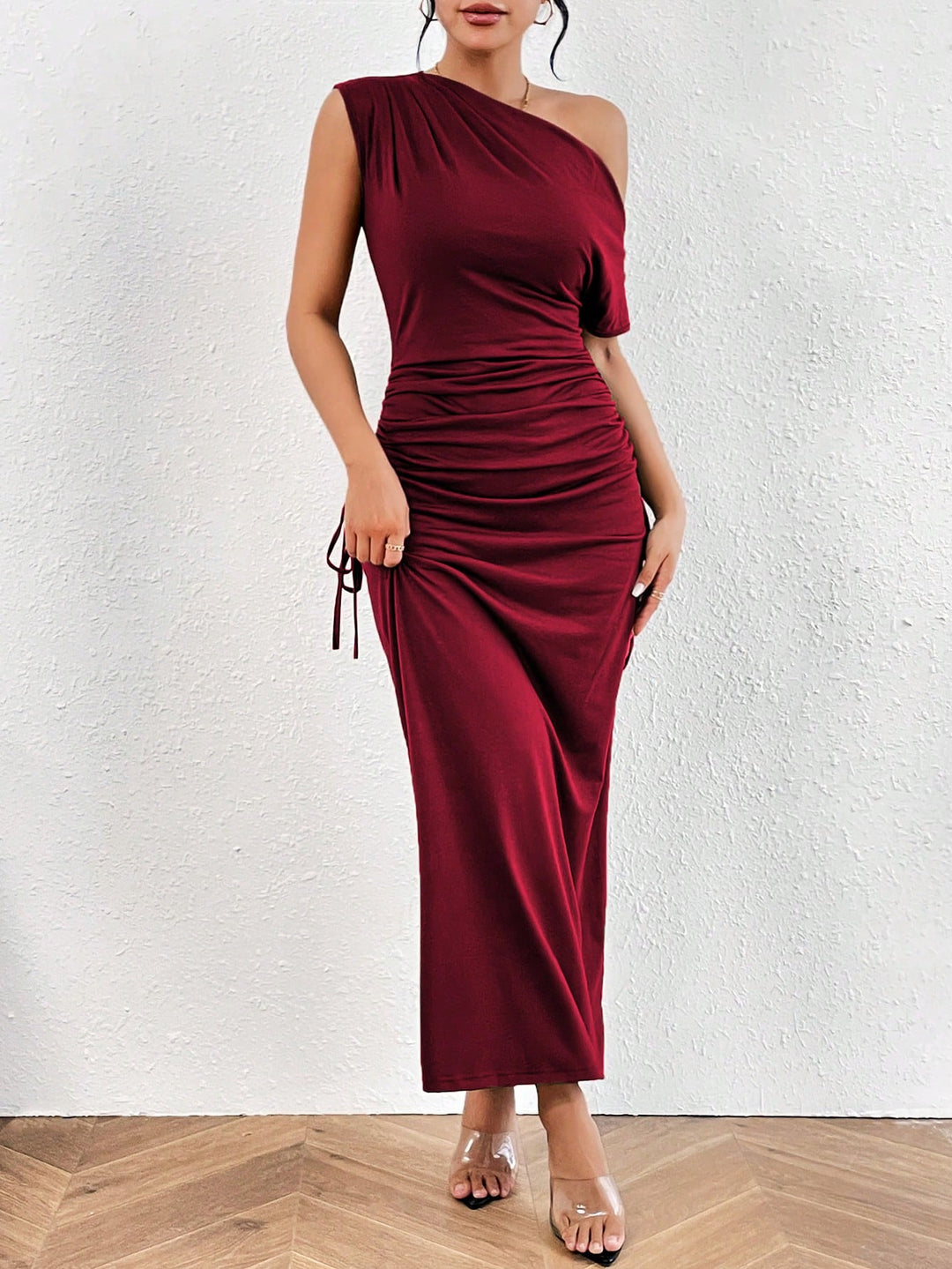 Rochie maxi SHEIN, vișiniu