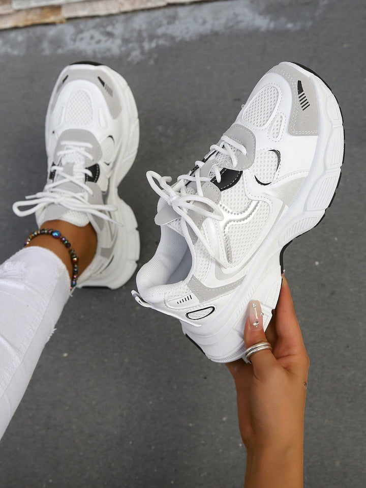 Pantofi sport SHEIN, alb