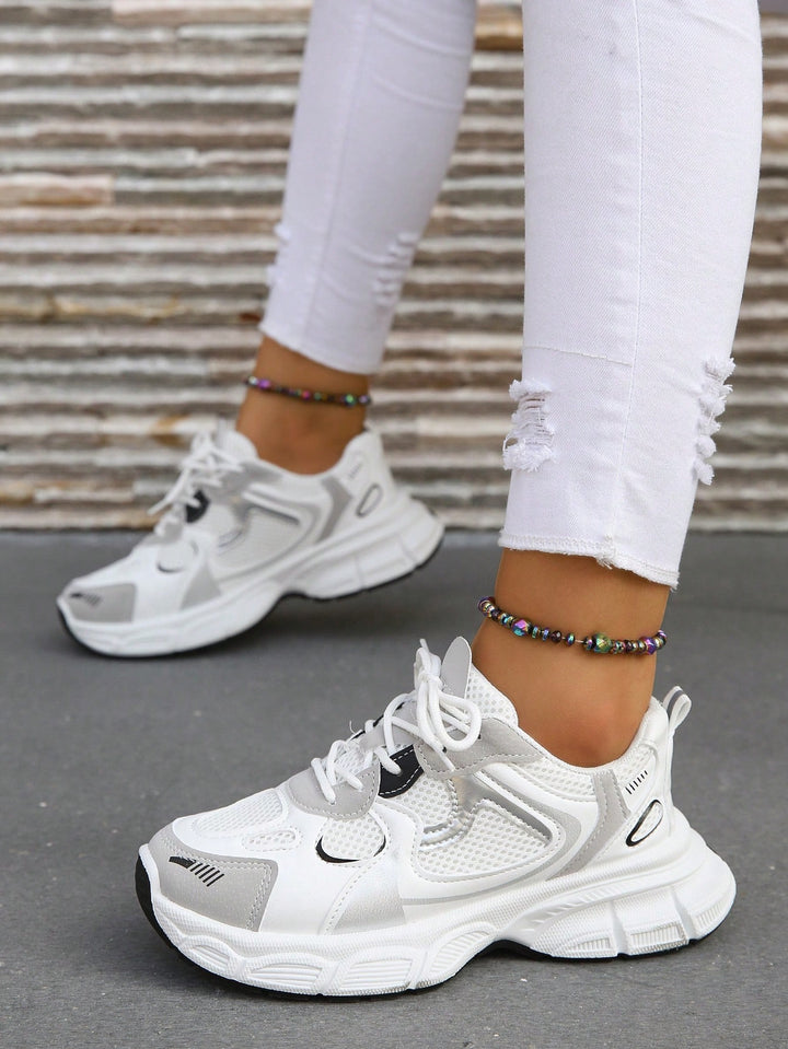 Pantofi sport SHEIN, alb