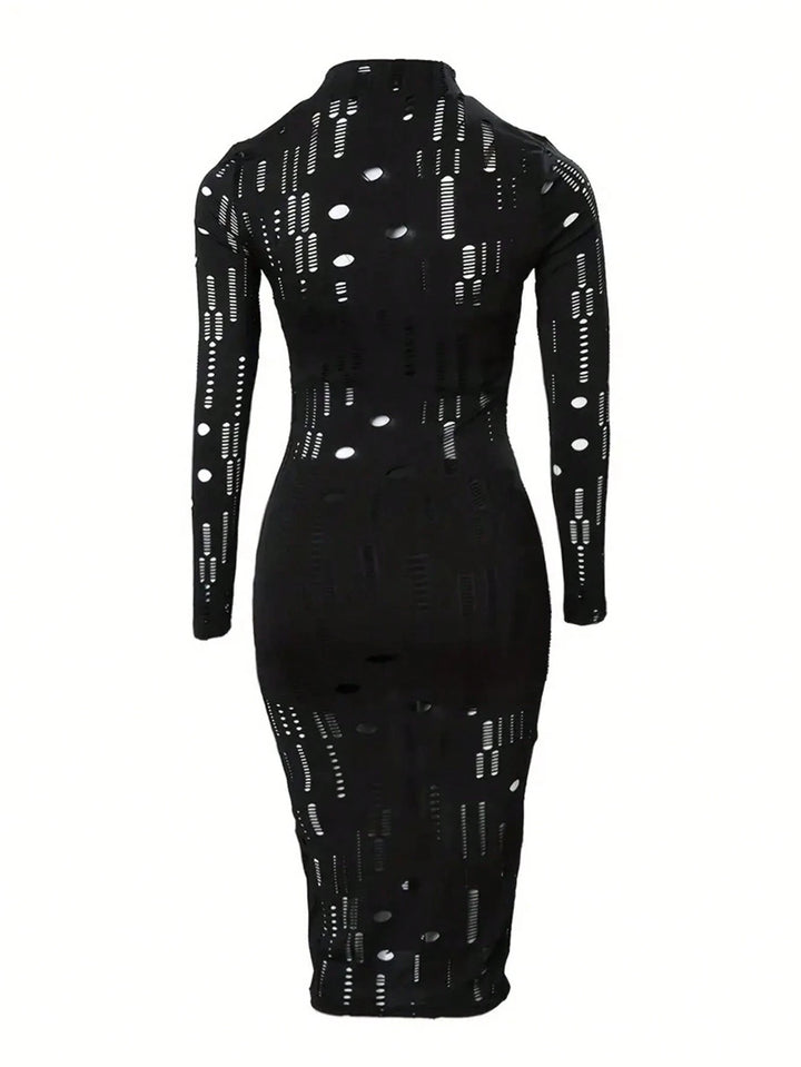 Rochie midi SHEIN, negru