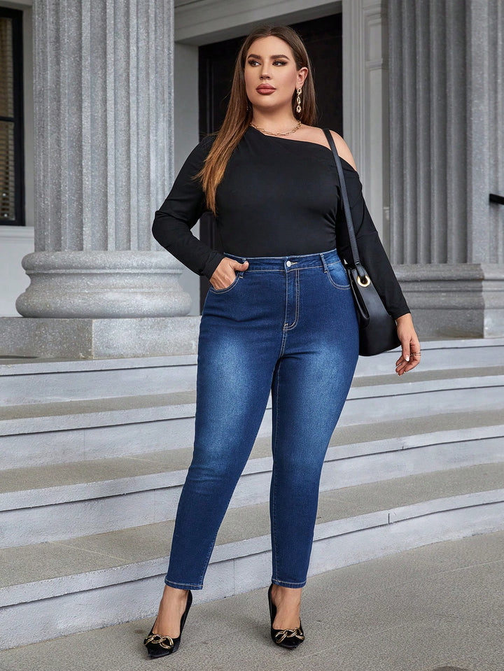 Jeans SHEIN, albastru