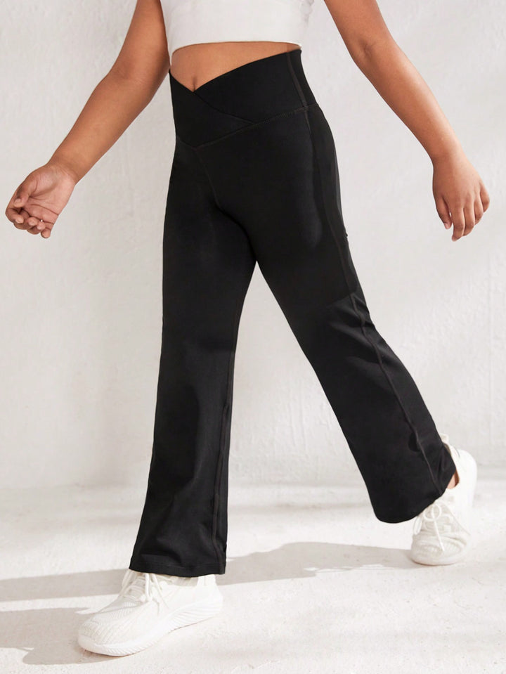 Pantaloni sport SHEIN, negru
