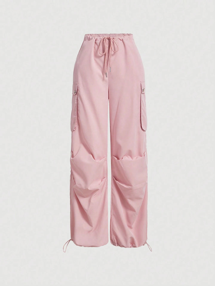 Pantaloni SHEIN, roz