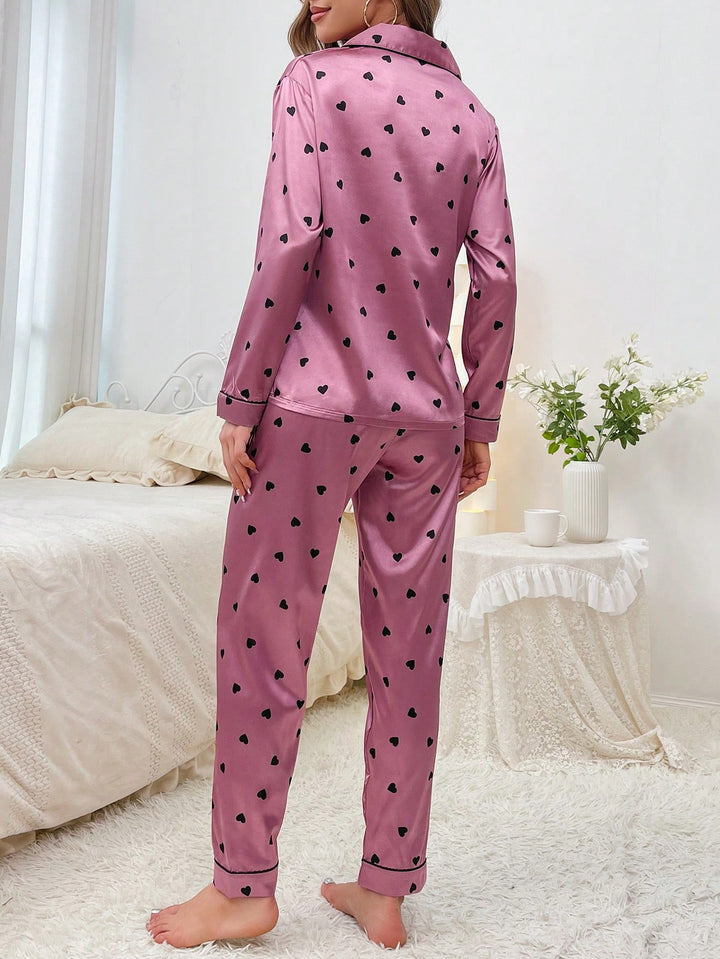 Compleu pijamale SHEIN, roz
