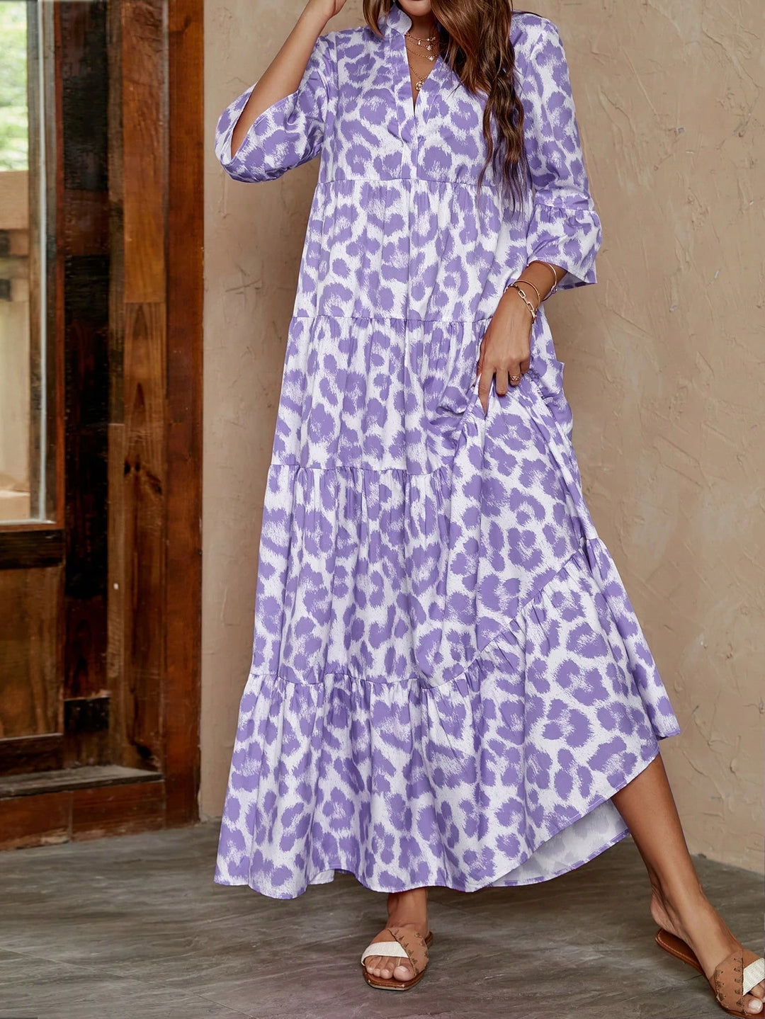 Rochie maxi Shein, mix culori