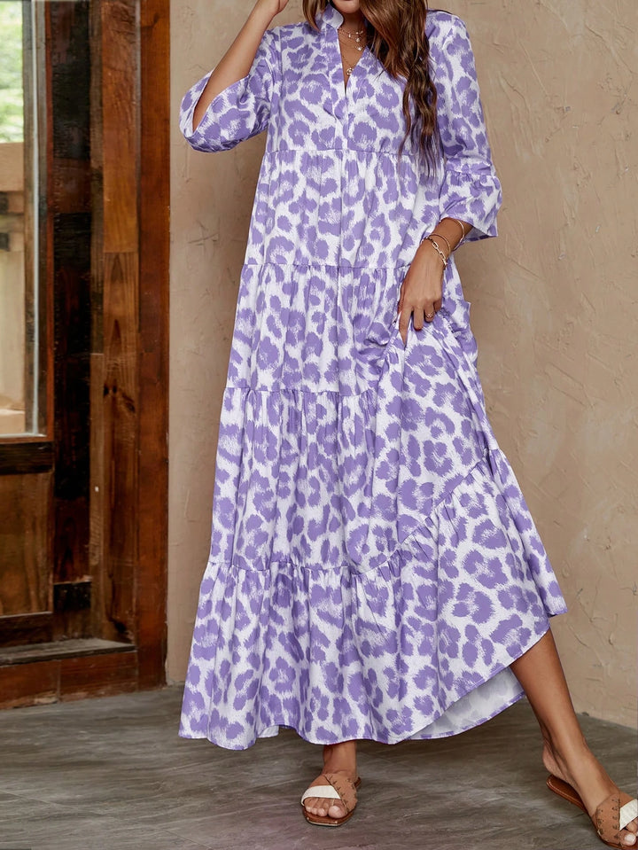 Rochie maxi Shein, mix culori