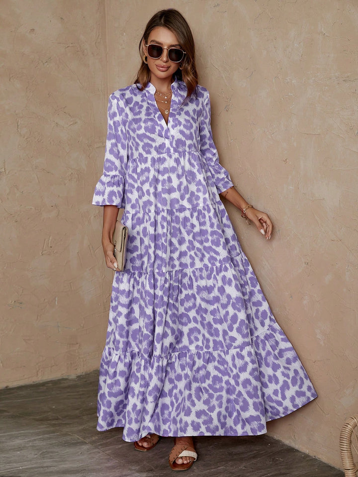 Rochie maxi Shein, mix culori